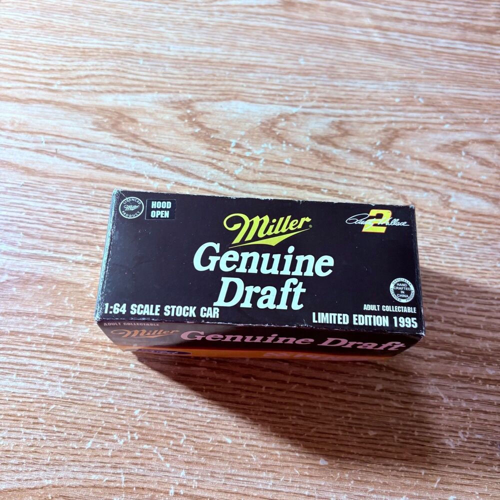 Rusty Wallace #2 1:64 Scale Stock Car Miller Genuine Draft 1995 #6